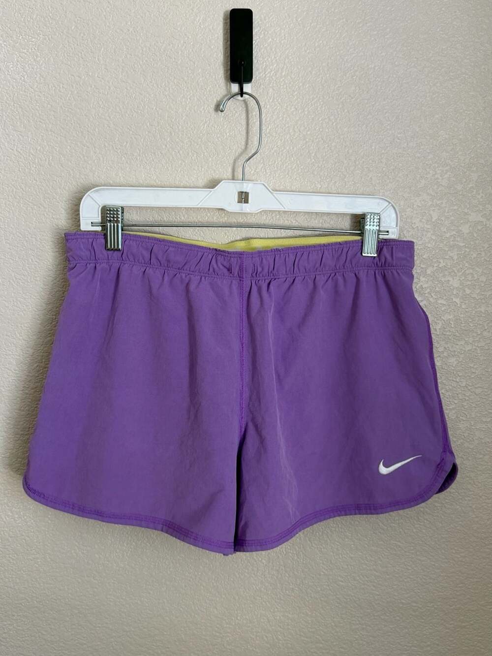 Nike Women's Dri-Fit Running Shorts with Brief Liner Purple